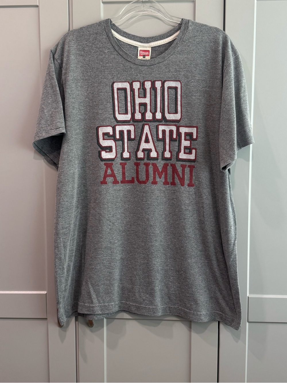 Homage Ohio State Alumni Gray Short-Sleeve Tee